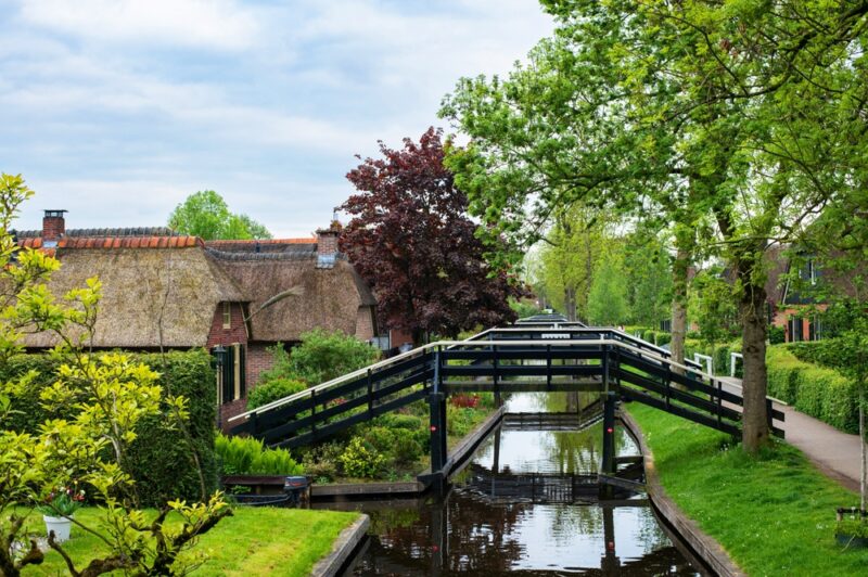 View,Of,A,Village,Giethoorn,Know,As,”venice,Of,The